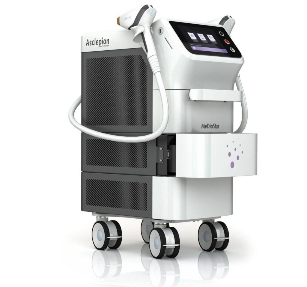 MedioStar Asclepion – professioneller Diodenlaser für dauerhafte Haarentfernung