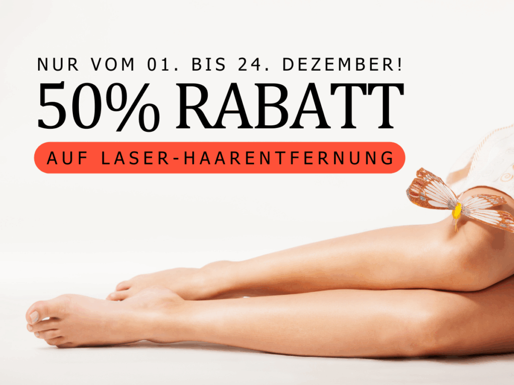 50% Rabatt auf Laser-Haarentfernung im Kiss Salon Bad Kissingen